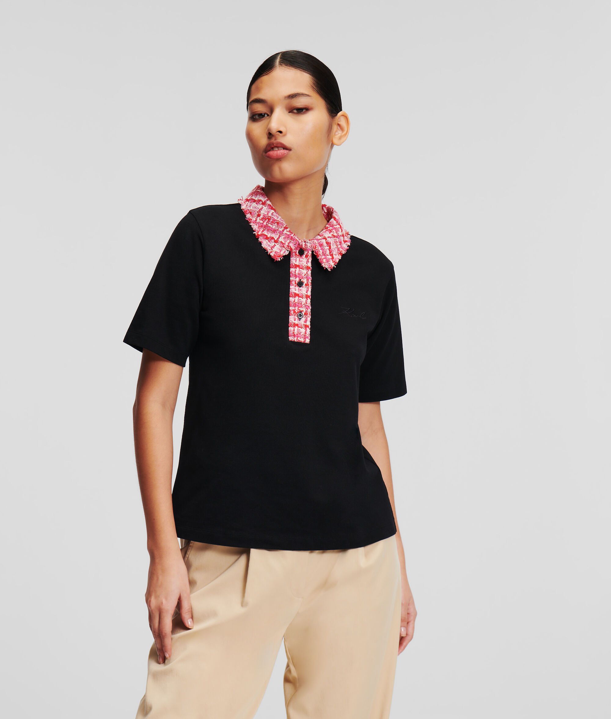 (image for) Heavy-Dut Bouclé Polo Shirt